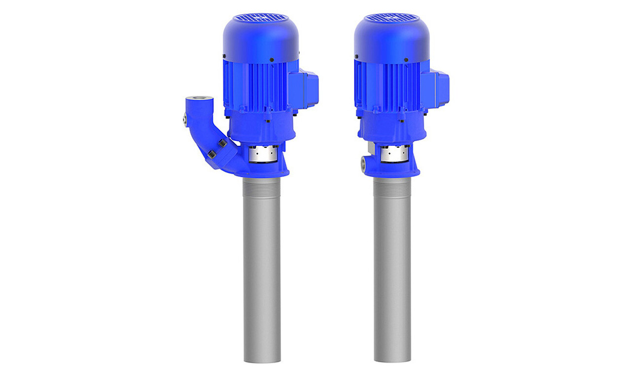 Blaue STC und TC Brinkmann-Pumpen
