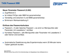 Information zum Passwortschutz MMI 